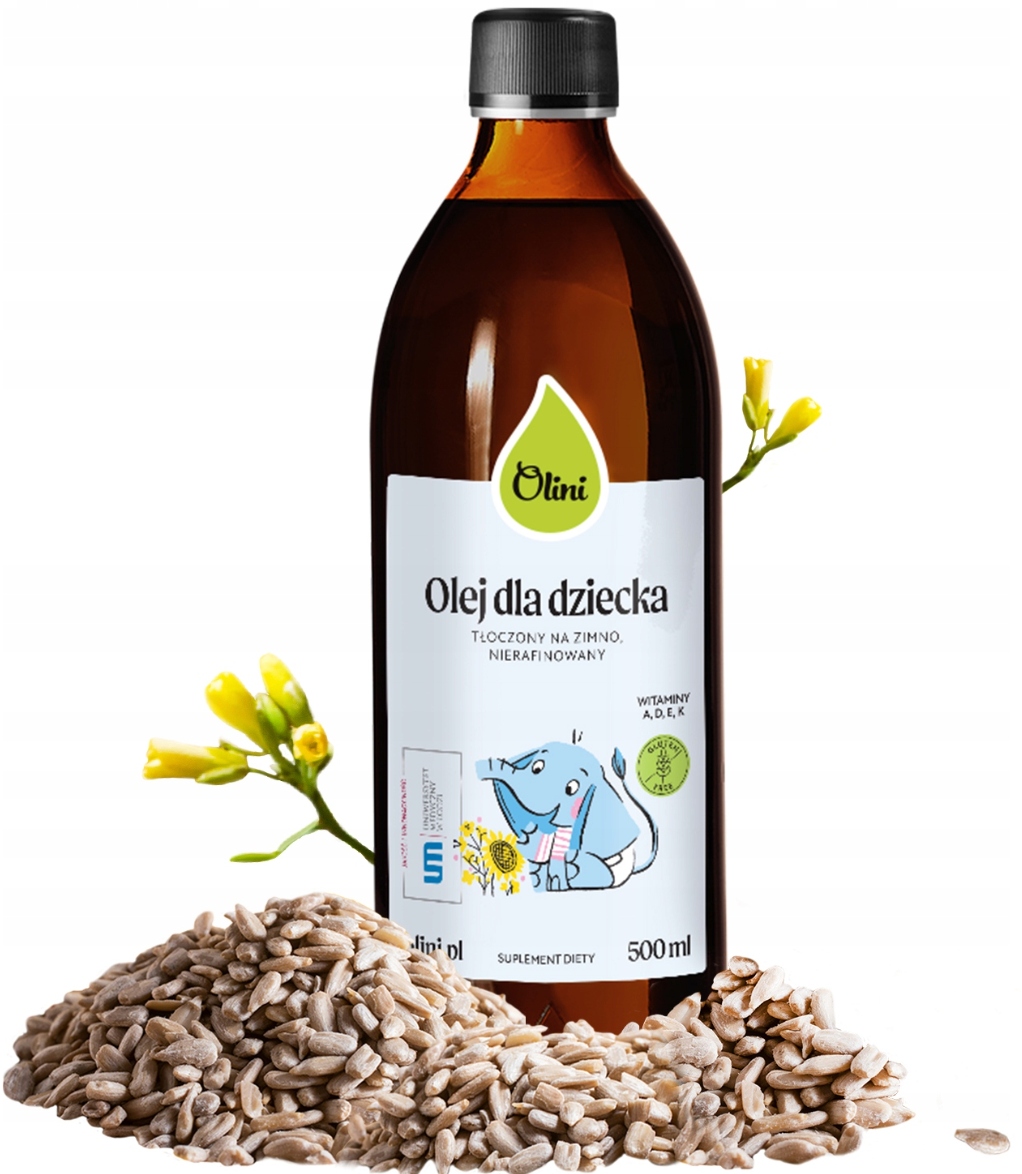 Olej dla dziecka 500 ml, Olini
