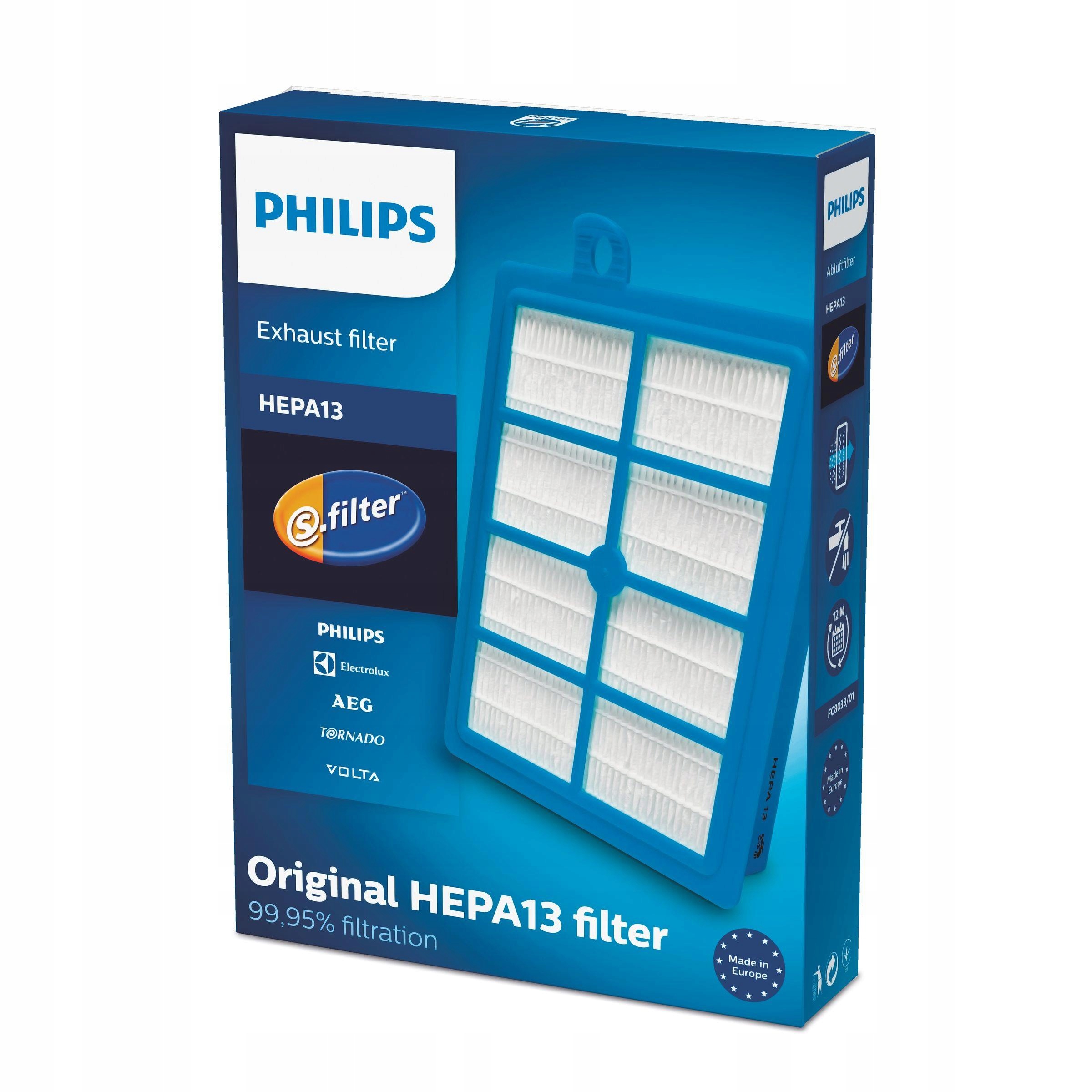 FILTR WYLOTOWY PHILIPS DO ODKURZACZA FC8038/01 ORYGINALNY