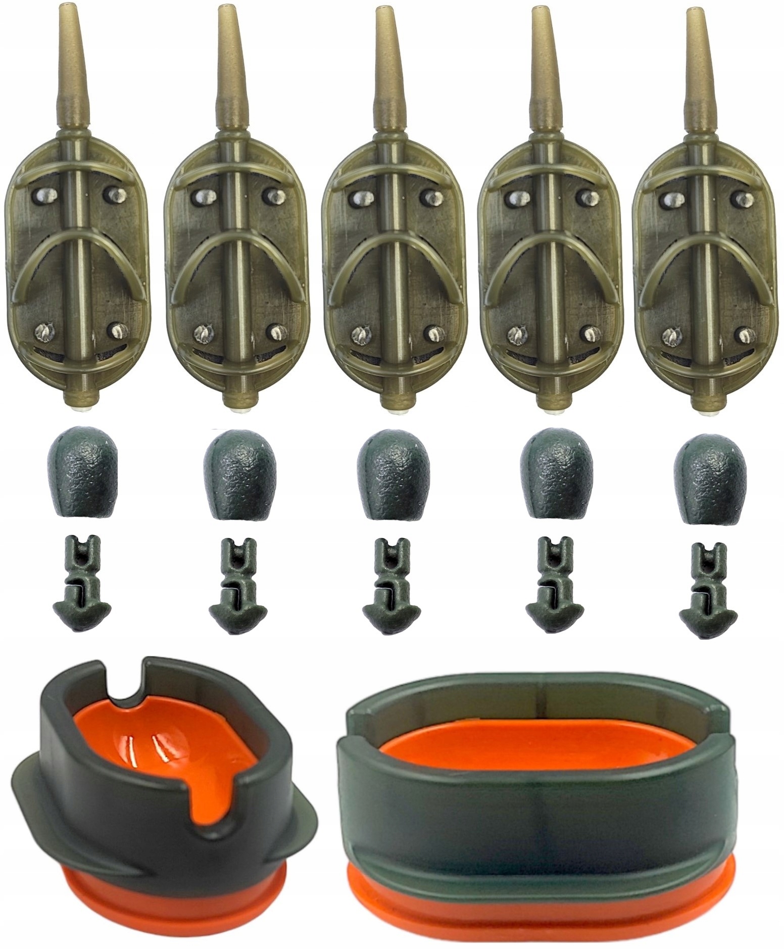 ZESTAW 5x Podajnik ARC 40g SZYBKOZŁĄCZKA + FOREMKA