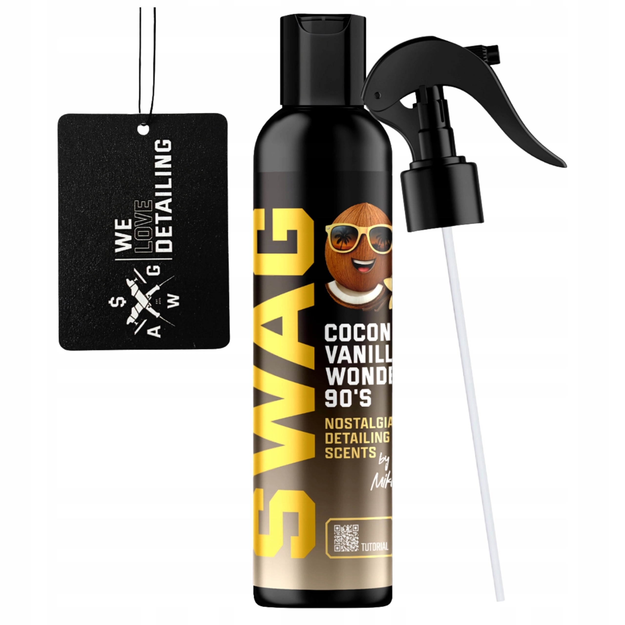 Zapach Perfumy Do Samochodu Swag Coconut Vanilla Wonder 90`s Kokos 150ml