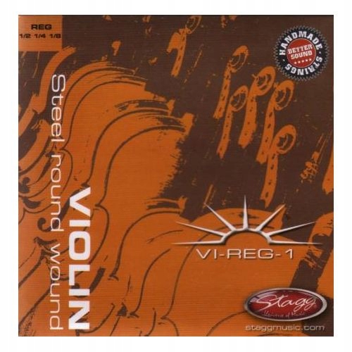 STRUNY DO SKRZYPIEC STAGG VI REG 1 ROZMIAR 1 2 MATERIAŁ STAL