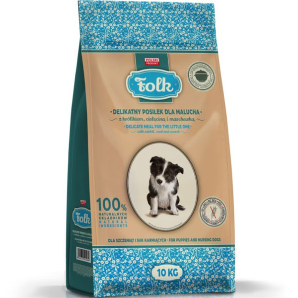 Pupil Folk Junior Medium Large Królik Cielęcina Marchew 10kg