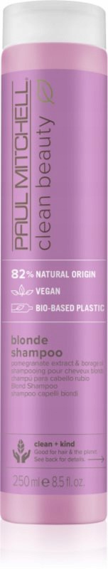 Paul Mitchell Clean Beauty Blonde Shampoo Šampon Fialový Na Vlasy 250 ML