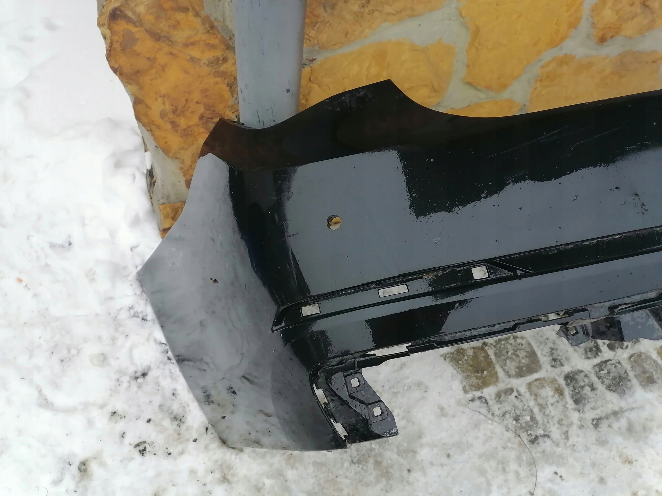 bumper rear part BMW F01 SERII 7 black