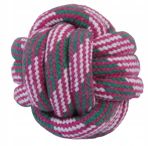 

Mocna piłka bawełniana dla psa szarpak Aport 7,5cm