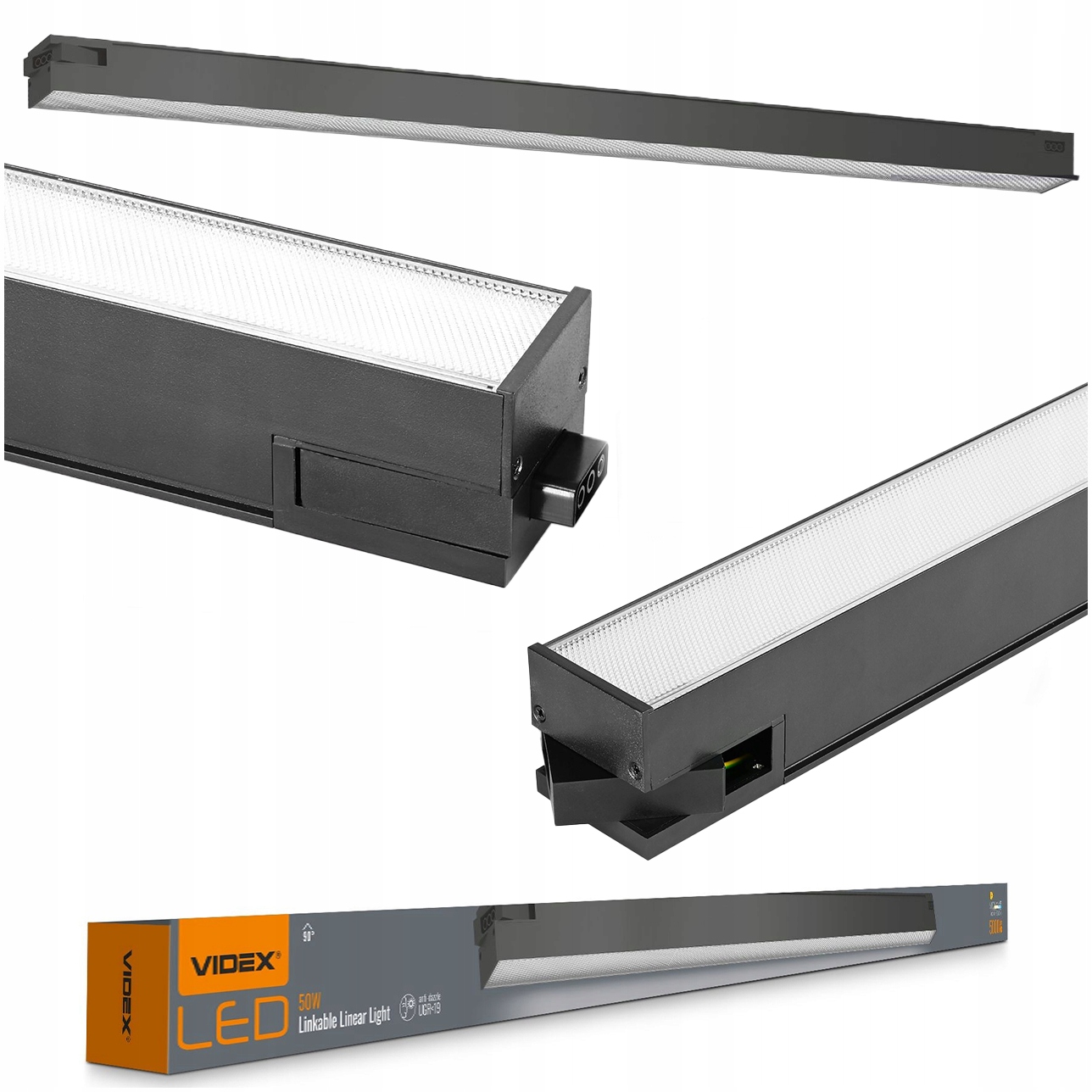 Lampa Led Liniowa 50 W 5000K 120 CM 5000 Lumenów Natynkowa Podwieszana IP20