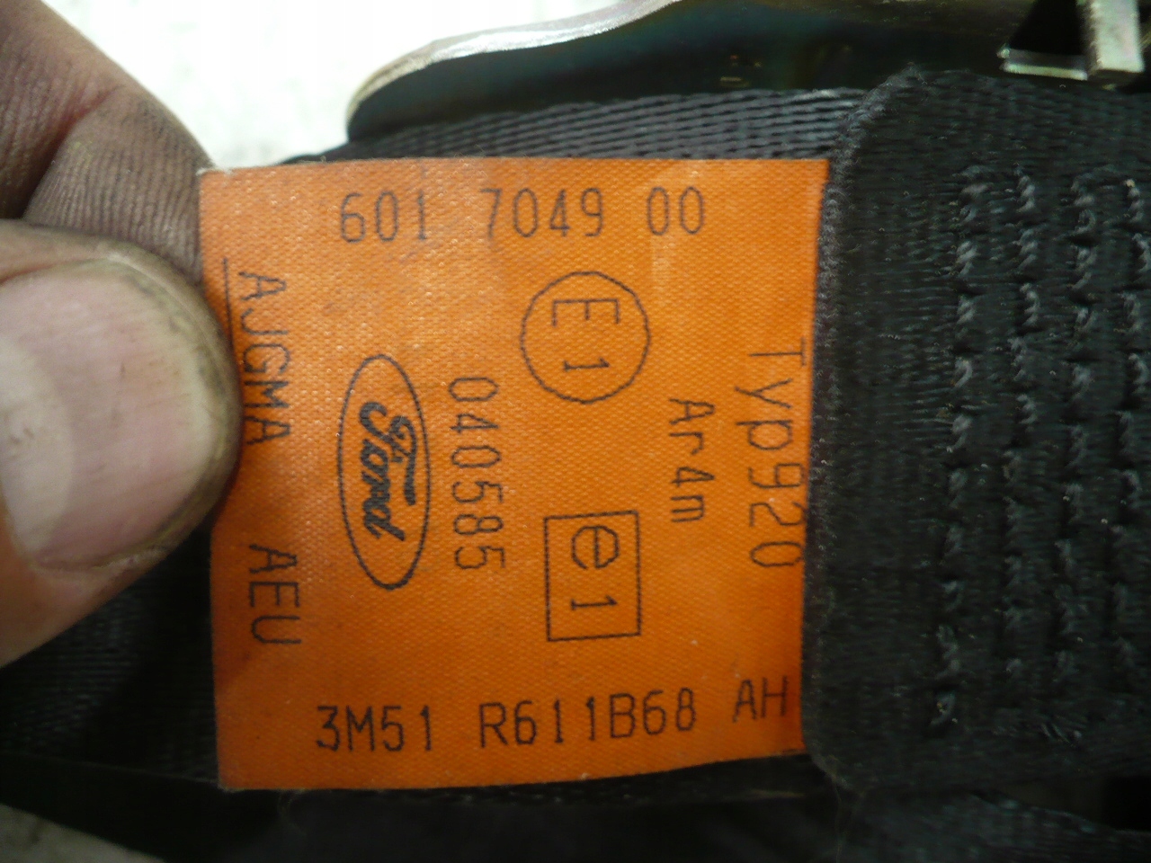 ремень безопасности FORD c-max MK1 РЕСТАЙЛИНГ 2.0