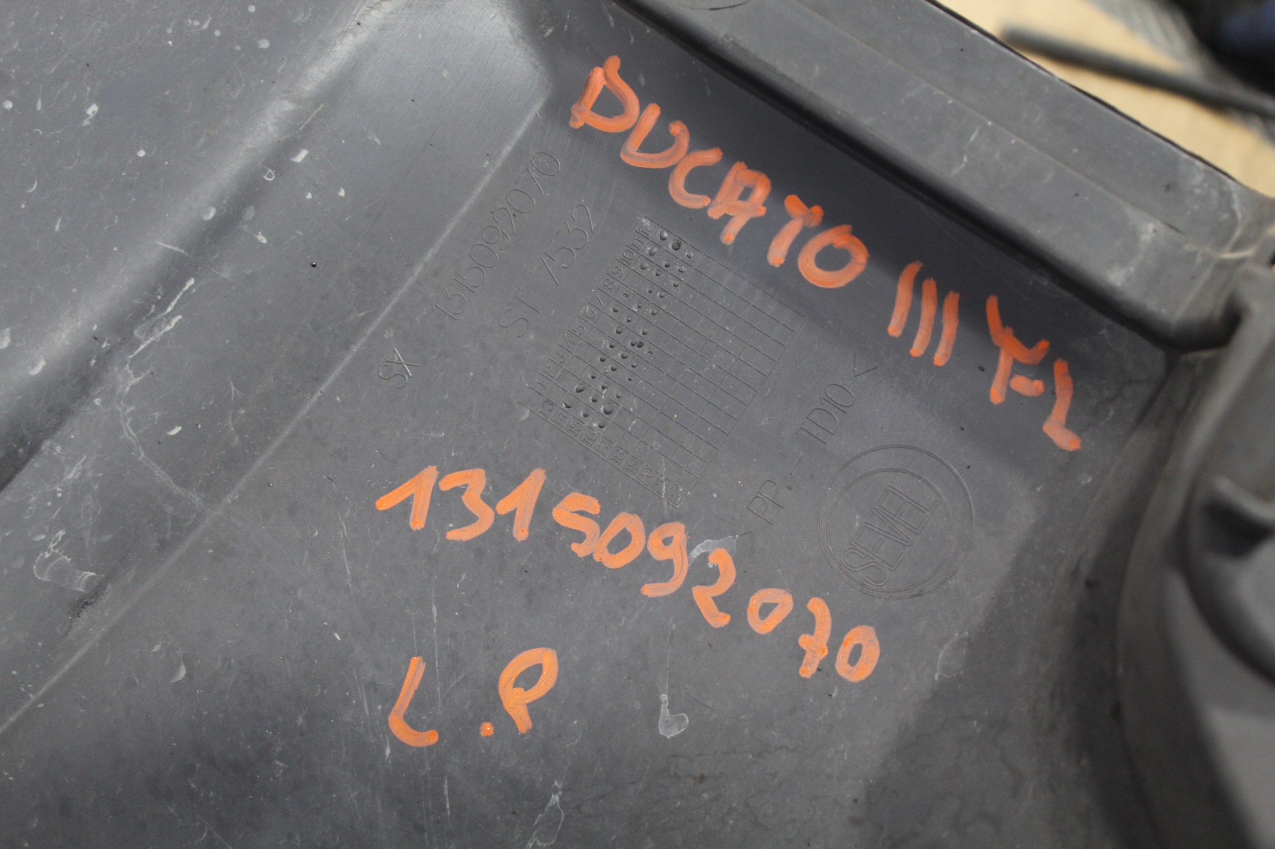 bumper front left FIAT DUCATO III 3 LIFT