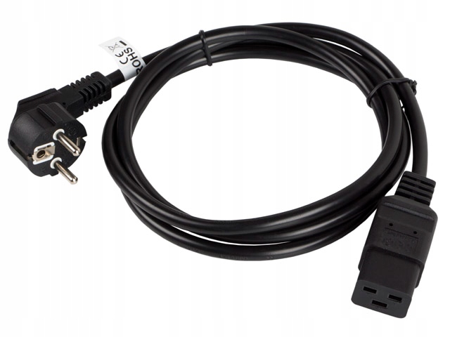 

Kabel Zasilający Serwerowy Iec 320 C19 16A 1.8M
