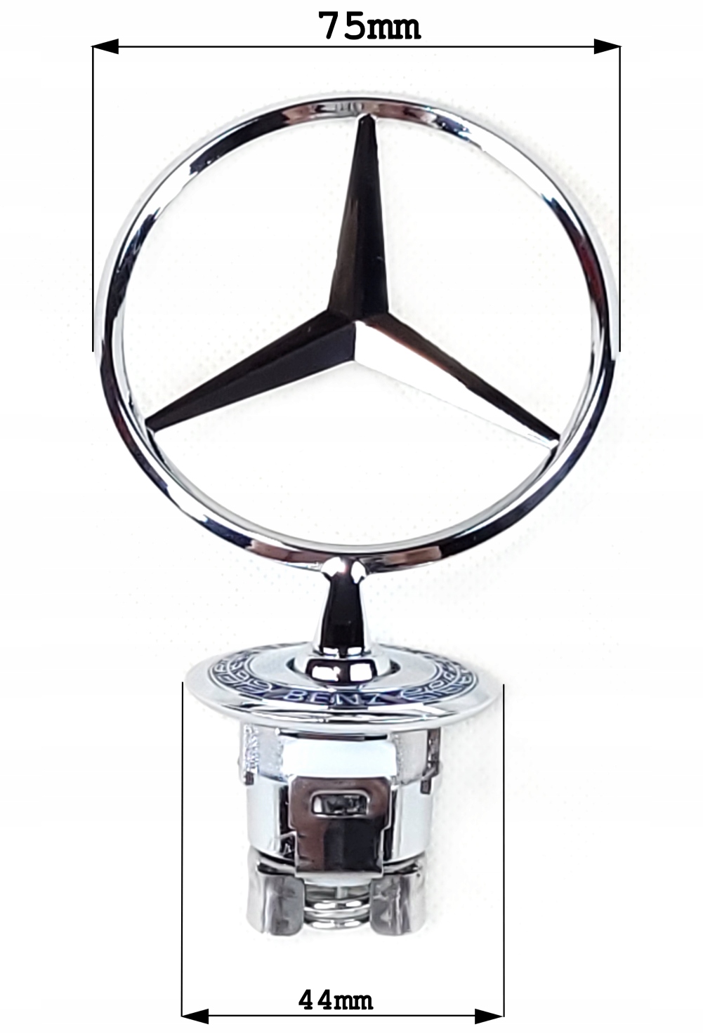 W203 C KLASA GWIAZDA NA MASKE EMBLEMAT CHROM 3d Producent części Inny