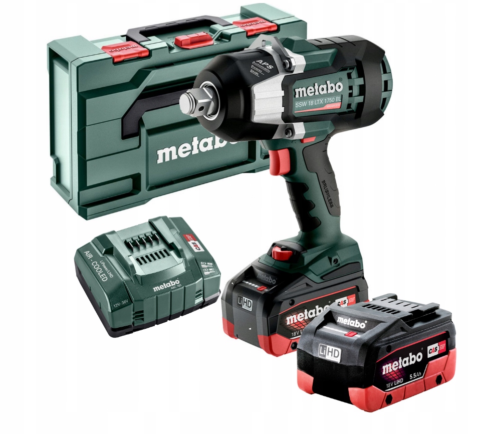 

Klucz udarowy Metabo Ssw 18 Ltx 1750 Bl 602402660