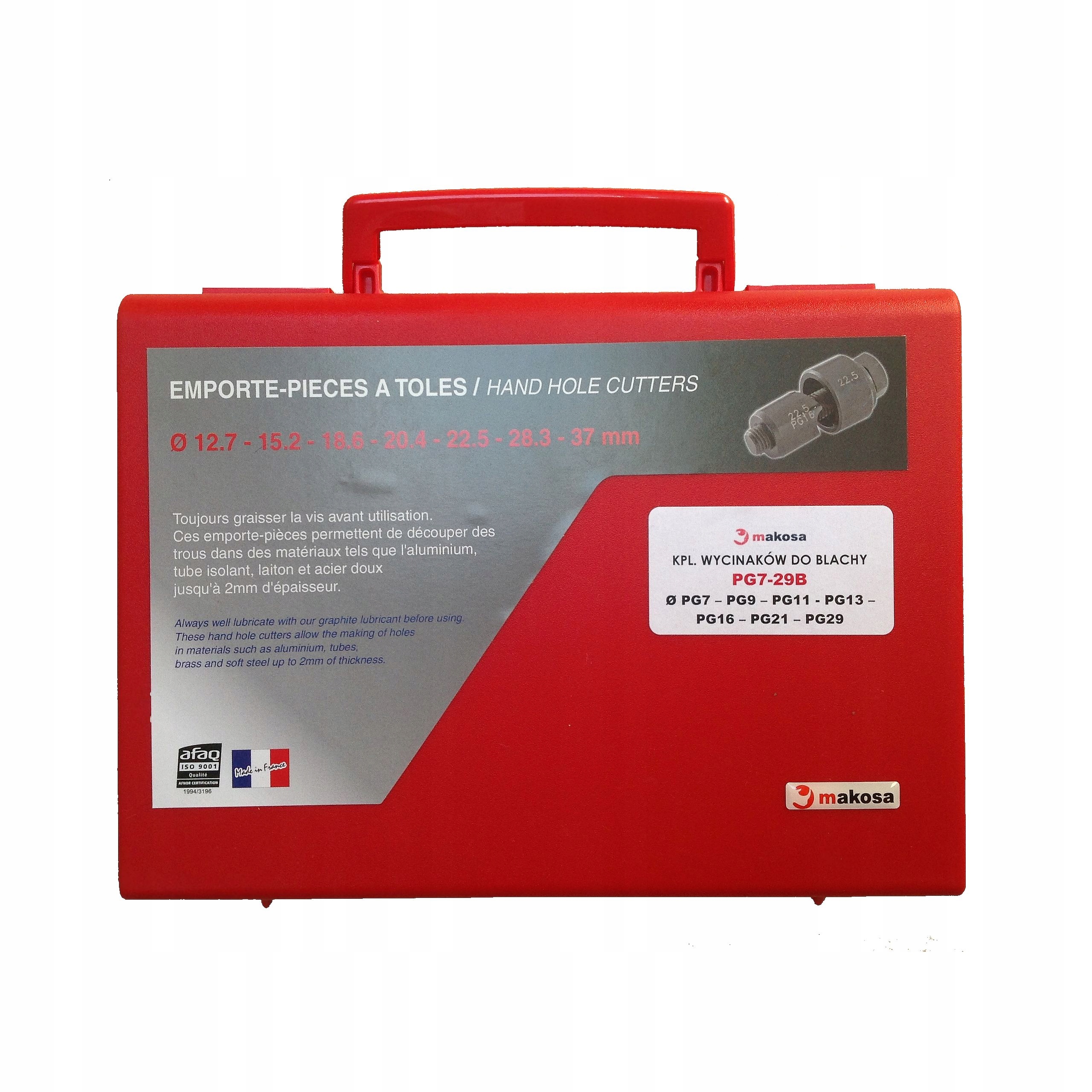 

wycinaki śrubowe PG7 do PG29 dla elektryka