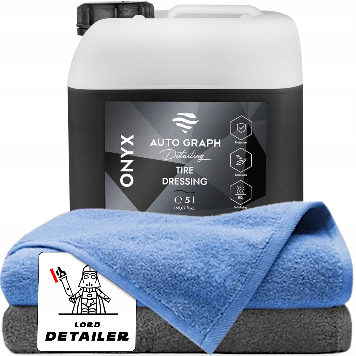 Auto Graph Onyx Tire Dressing Coat Dressing na pneumatiky Saténová povrchová úprava 5L