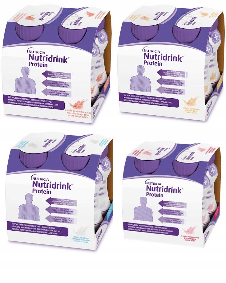 Nutridrink Protein zestaw 16 x 125ml mix smaków