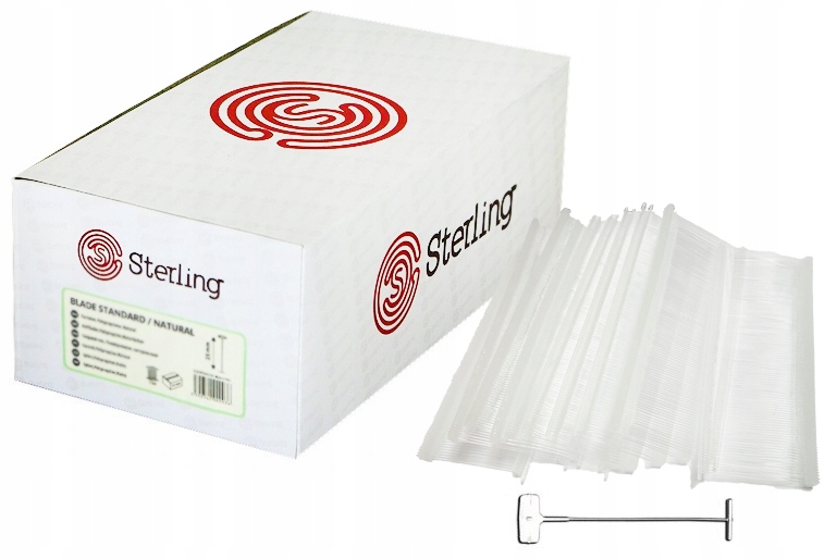 ŁĄCZNIKI ETYKIETY 10000 SZT DO METKOWNICY IGŁOWEJ STERLING STANDARD 15MM