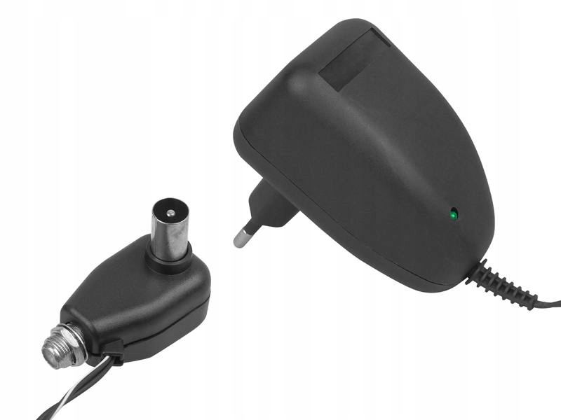 

Zasilacz Antenowy DVB-T2 12V Gniazdo Na Wtyk F