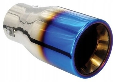 5875 - Наконечник выхлопной трубы спортивный Нео-хром большой 10-см