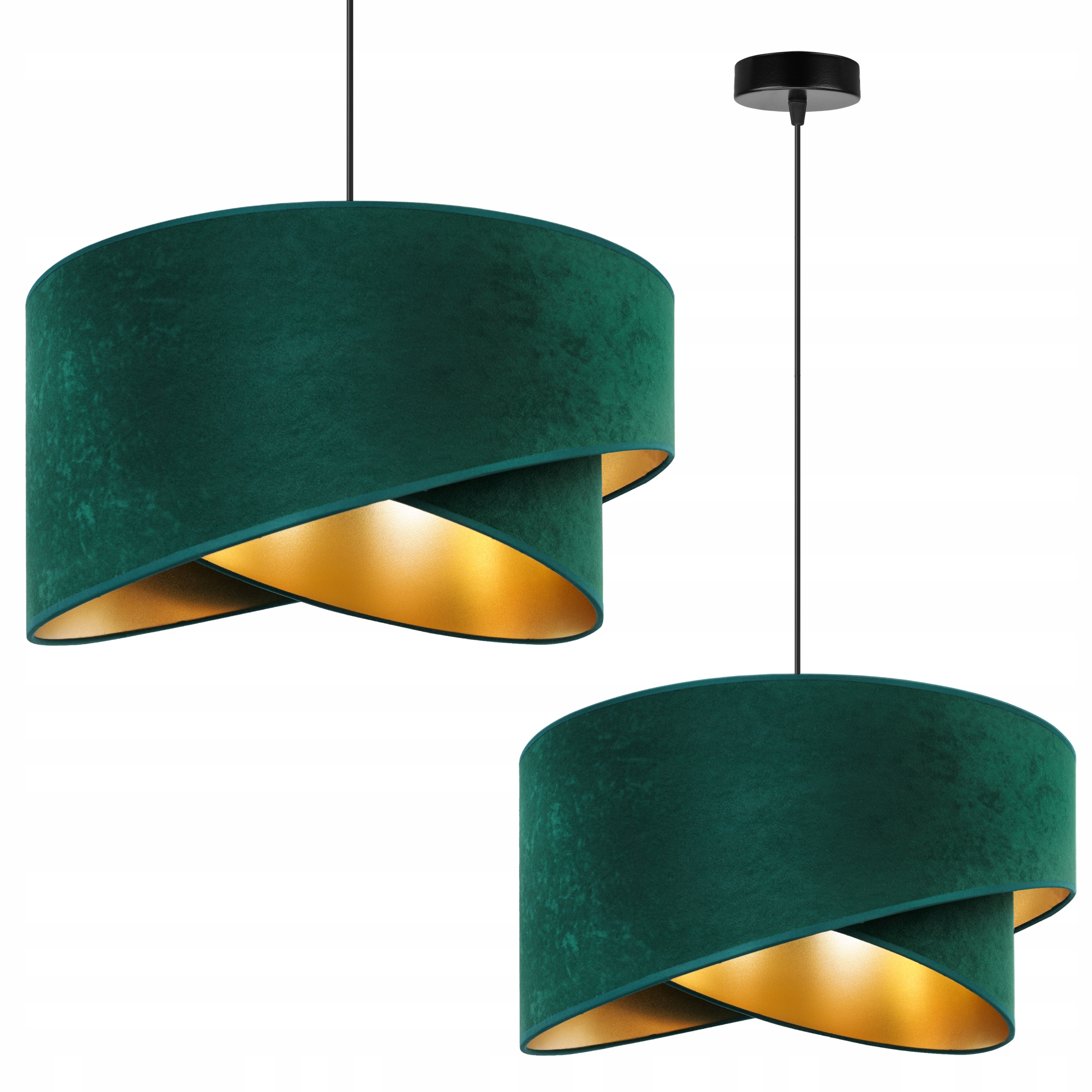 Wisząca Lampa Nowoczesna Sufitowa Żyrandol Abażur