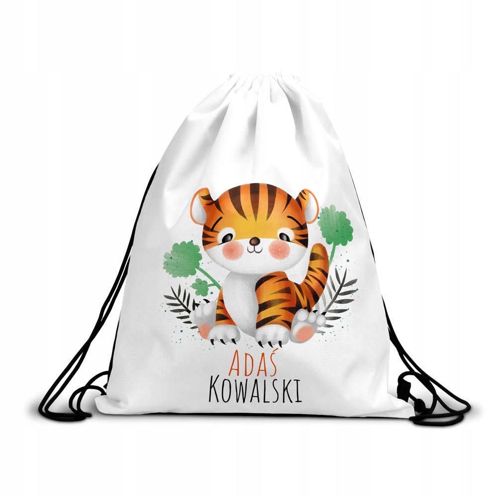 

Worek Plecak Do Przedszkola Na Buty Imię Tygrysek