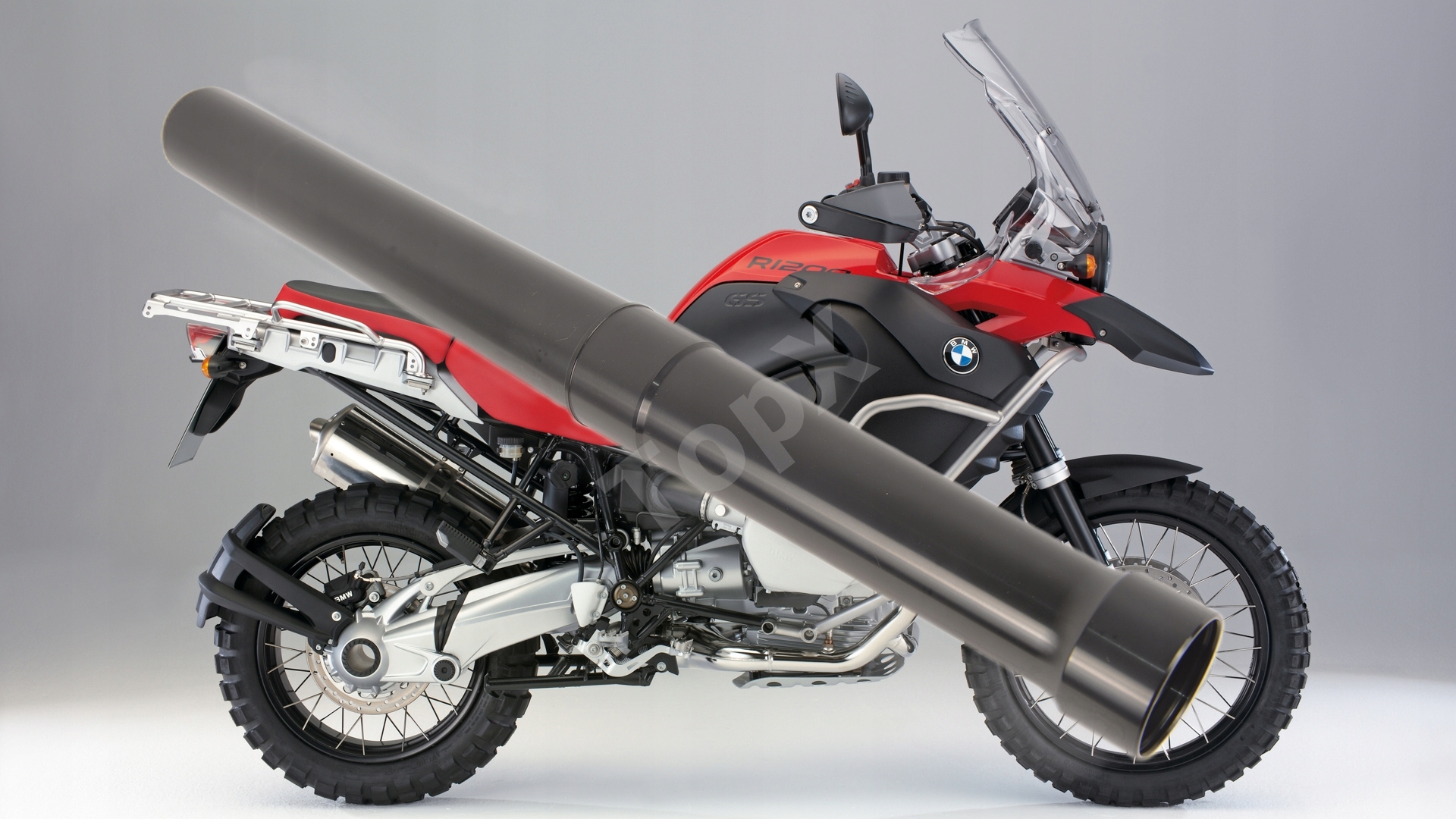 TopX Goleń Trubka laga tlumič Odpružení Bmw R 1200 Gs Adv 04+ 1 Ks