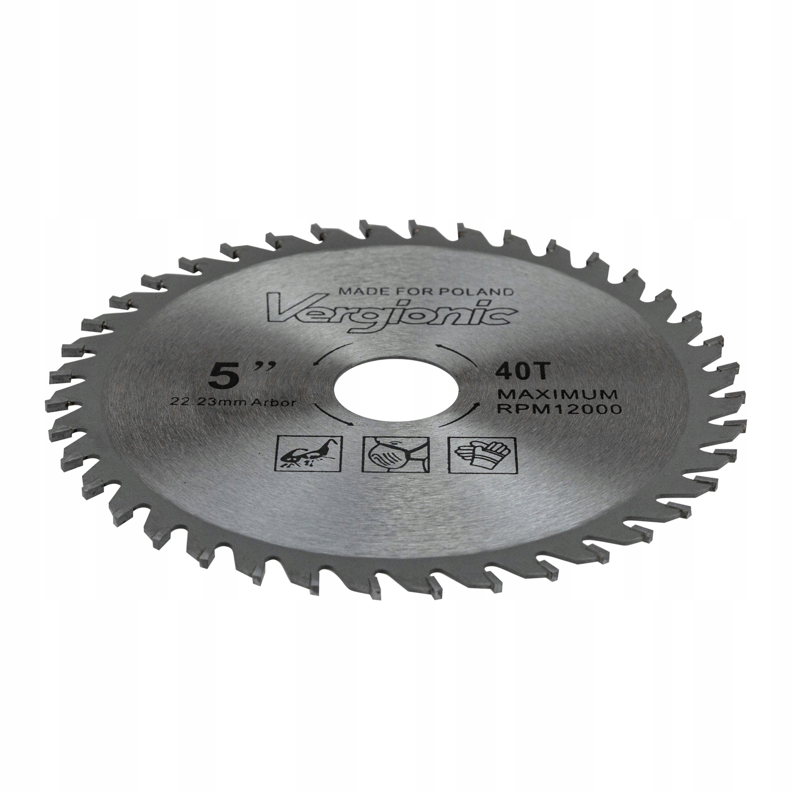 Tarcza widiowa do drewna Vergionic 125 x 22,2 mm Marka Vergionic