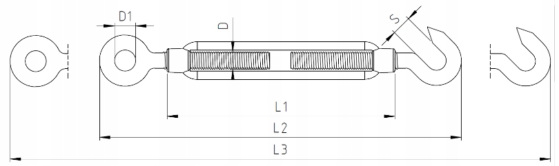 M5 ŚRUBA RZYMSKA kwasoodporna HAK OKO nierdzewna A4 hak oko 8246C (1) Numer katalogowy oryginału 8246405C