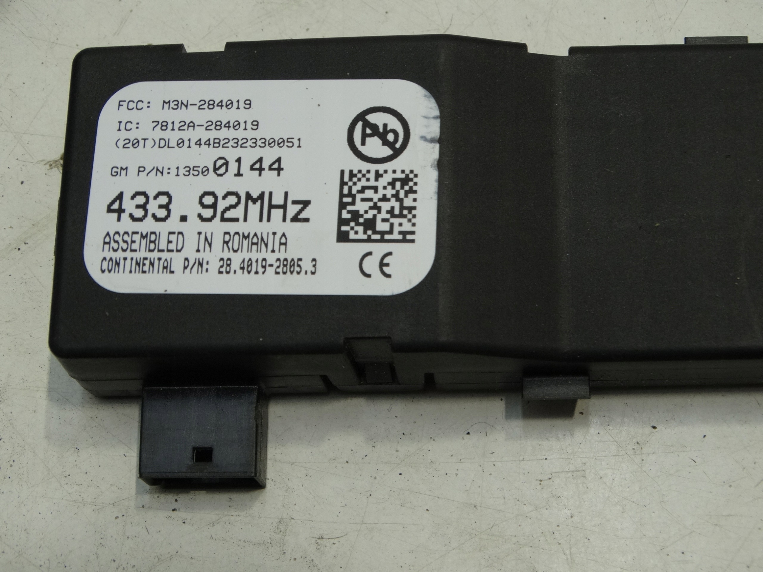 module ANTENY amplifier OPEL ASTRA J IV CORSA E ZAFIRA C GM 13500144
