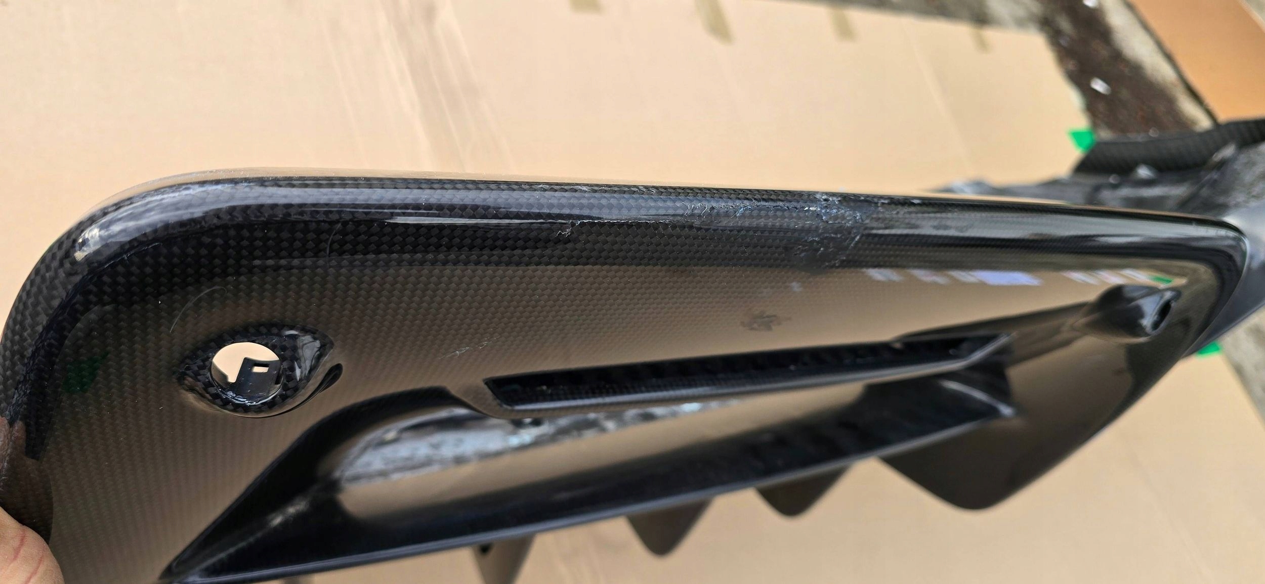 Ferrari SF90 Stradale rear part bumper rear carbon