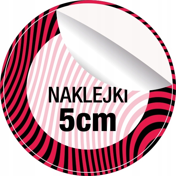 

Naklejki Etykiety z własnym Logo okrągłe 5cm