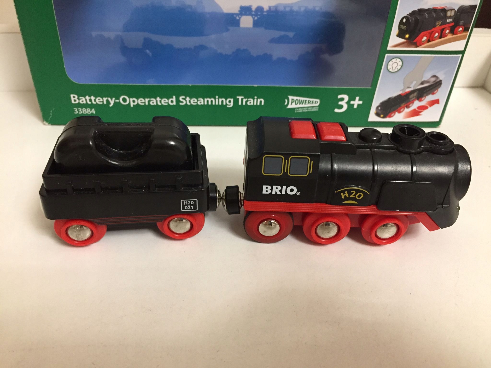 Lokomotywa parowa Brio World 33884 Materiał metal plastik