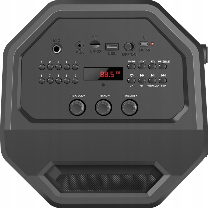 GŁOŚNIK DEFENDER RAGE BLUETOOTH 50W LED/BT/FM/USB/MIC/TWS — 21