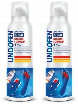 Undofen Spray Do Stóp I Obuwia 4w1 Działa Do 48h 150 ml
