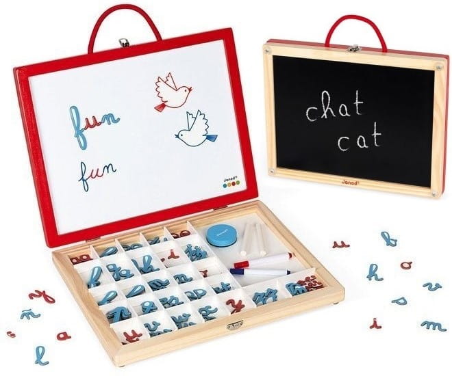 

Tablica Z Magnesami w Walizce 4w1 111 elem. Janod