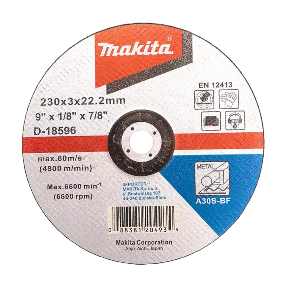 

Makita D-18596 Tarcza tnąca do metalu