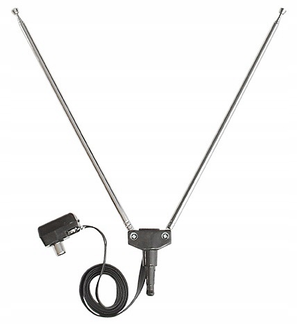 

Antena Teleskopowa Podwójna Z Wtykiem Tv (1845a)