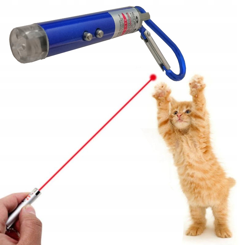 

3w1 Laser Wskaźnik Laserowy Latarka Zabawka Kota