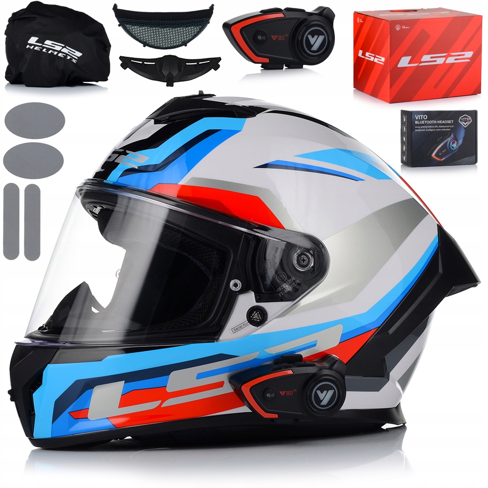 Motocyklová Prilba LS2 FF820 Rapid III Systém Pinlock Ecer 22.06 Interkom