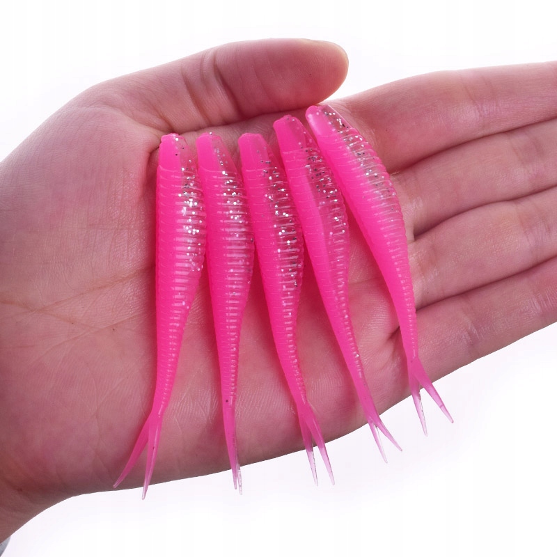 GUMA JASKÓŁKA 7cm ZESTAW 5 SZTUK NA OKONIA ŁOWNE!