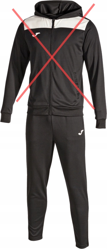 Spodnie piłkarskie męski Joma Phoenix II komplet r.M