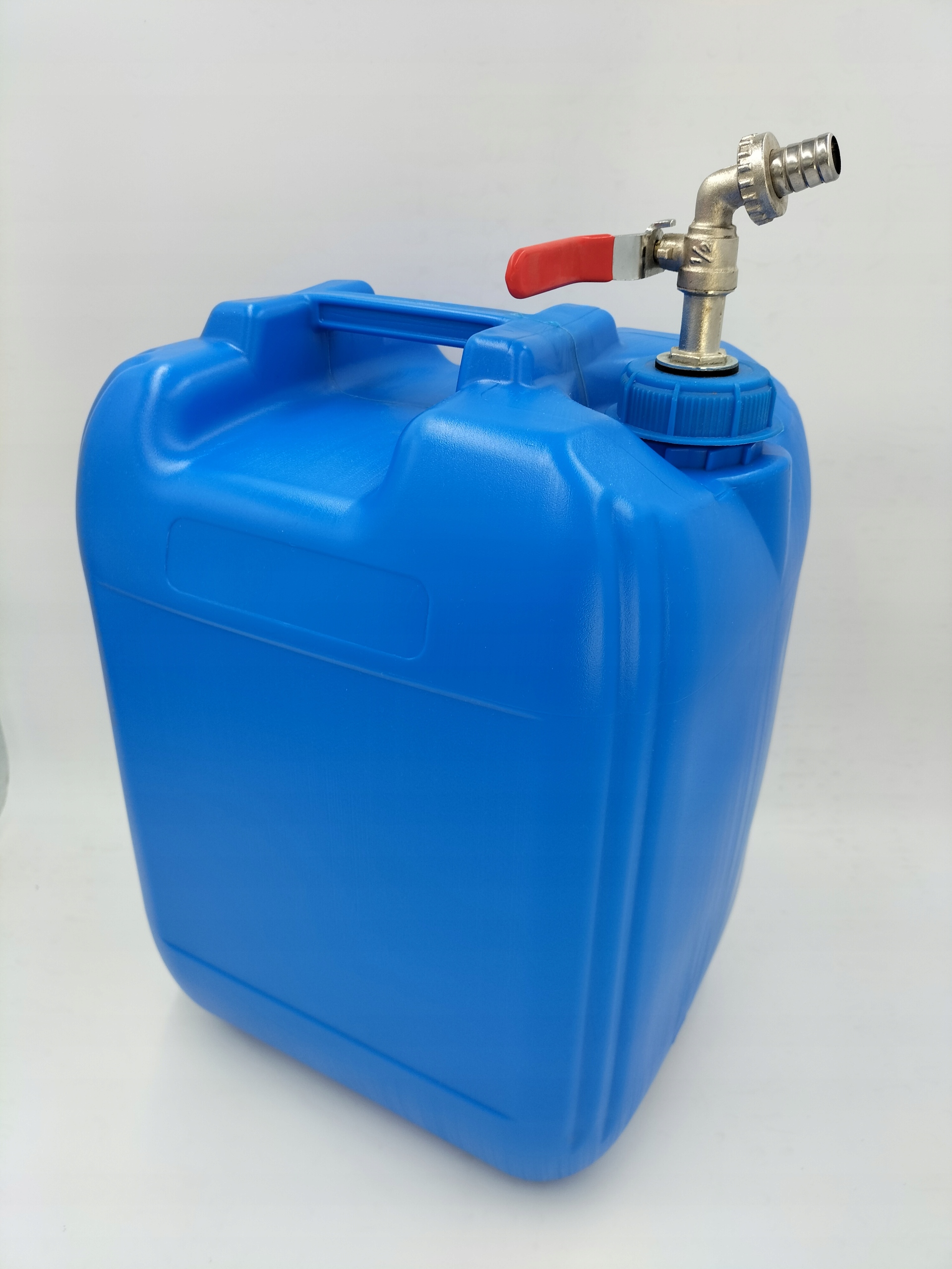 Kanister bańka pojemnik na wodę 20l kran górny niebieski