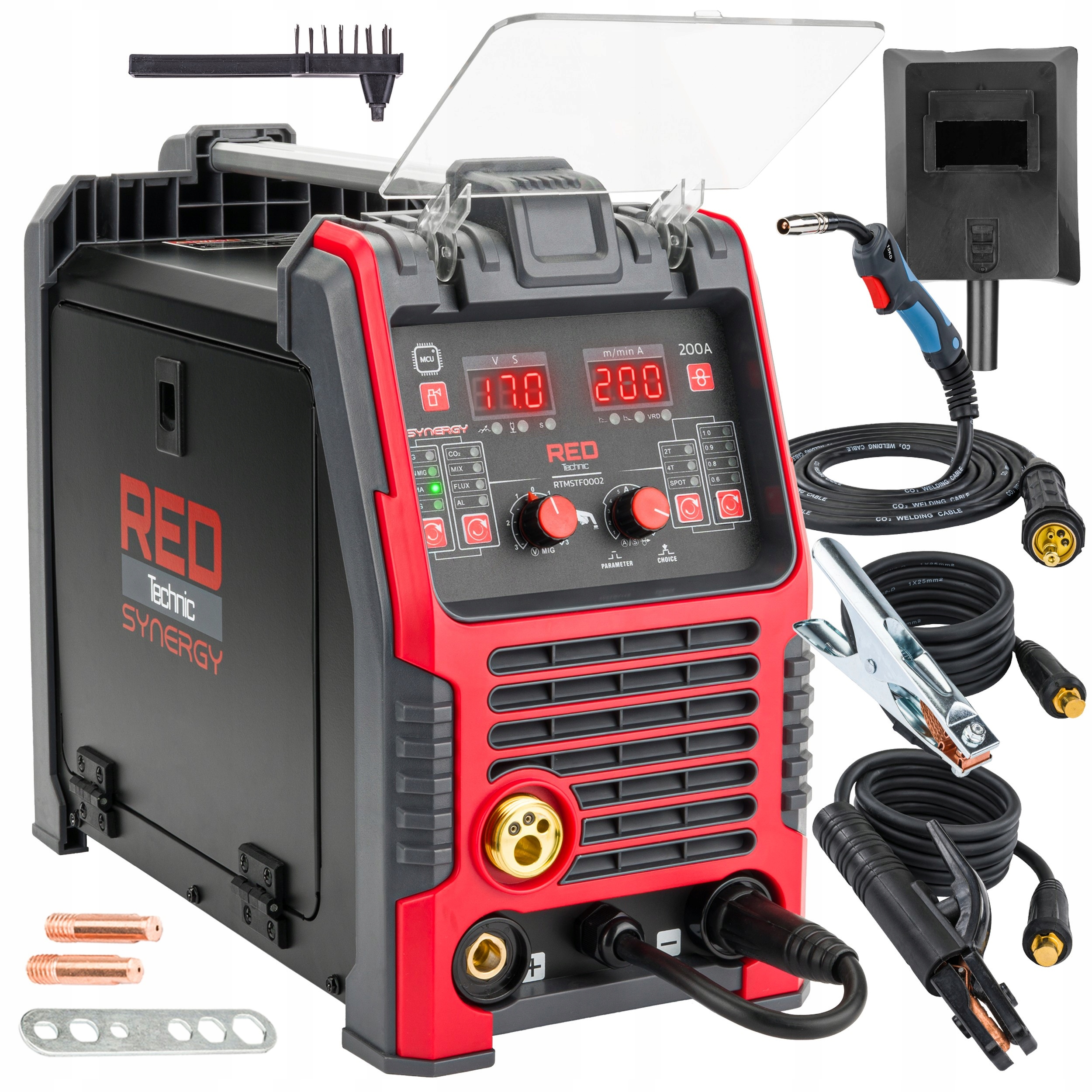 СВАРОЧНЫЙ АППАРАТ MIGOMAT MIG MAG MMA FLUX TIG 200A SYNERGY