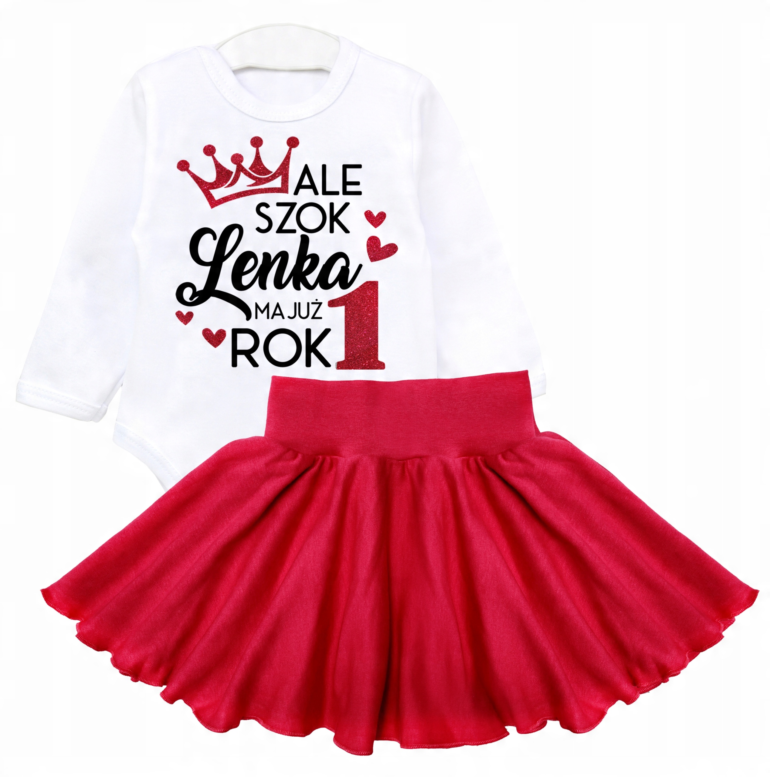 

Komplet na urodziny Ale Szok Mam Już Rok Imię r 80
