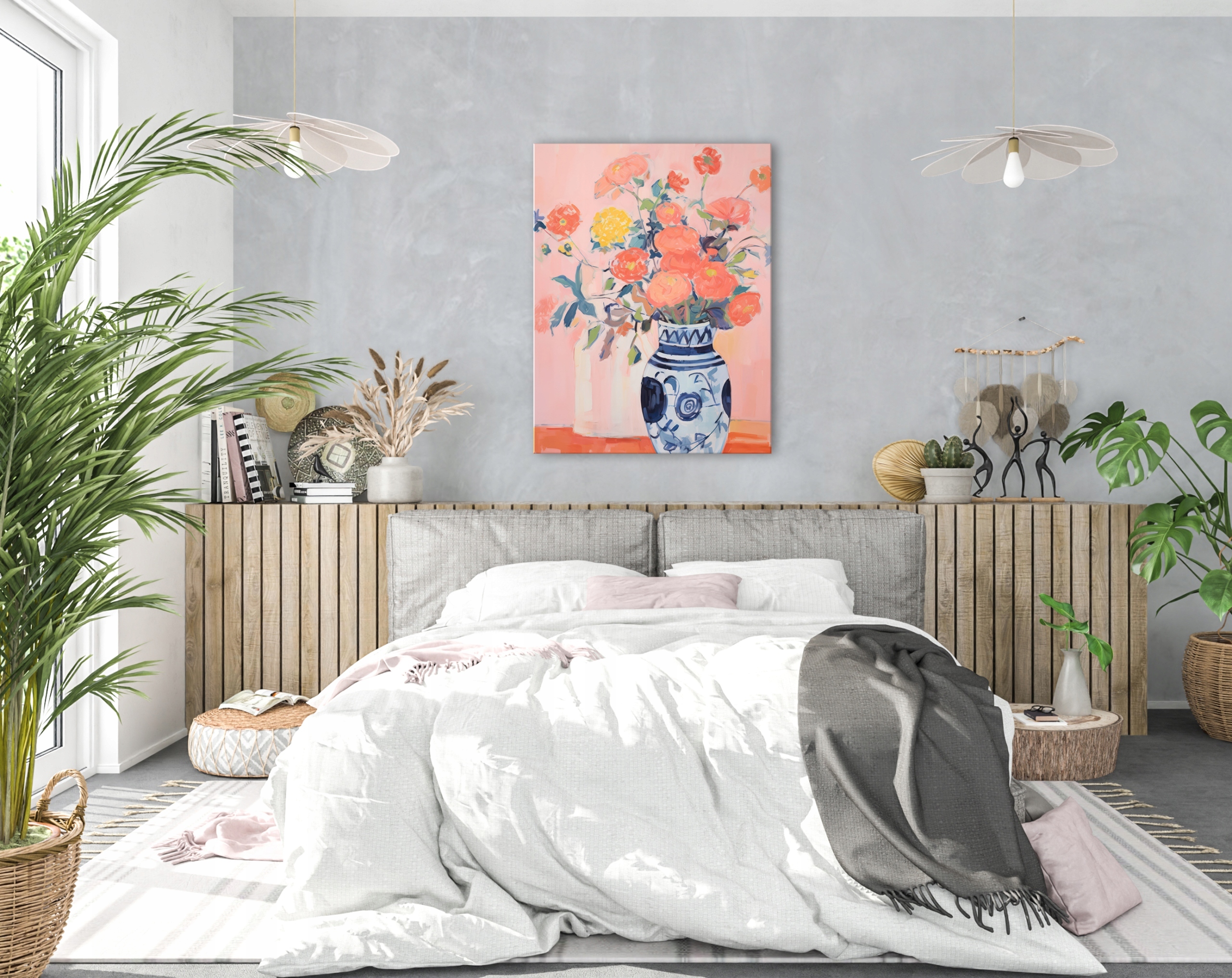 OBRAZY NA PŁÓTNIE NA ŚCIANĘ OBRAZ DO SALONU PEJZAŻ ŁĄKA *wiele wzorów* Sposób wykonania druk cyfrowy