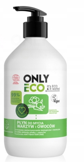 

Onlyeco, Płyn do mycia warzyw i owoców, 500 ml