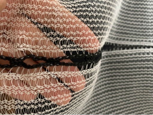 Siatka 3,07x20m biała ochronna rusztowanie rusztowania UV deszcz wiatr Marka bez marki