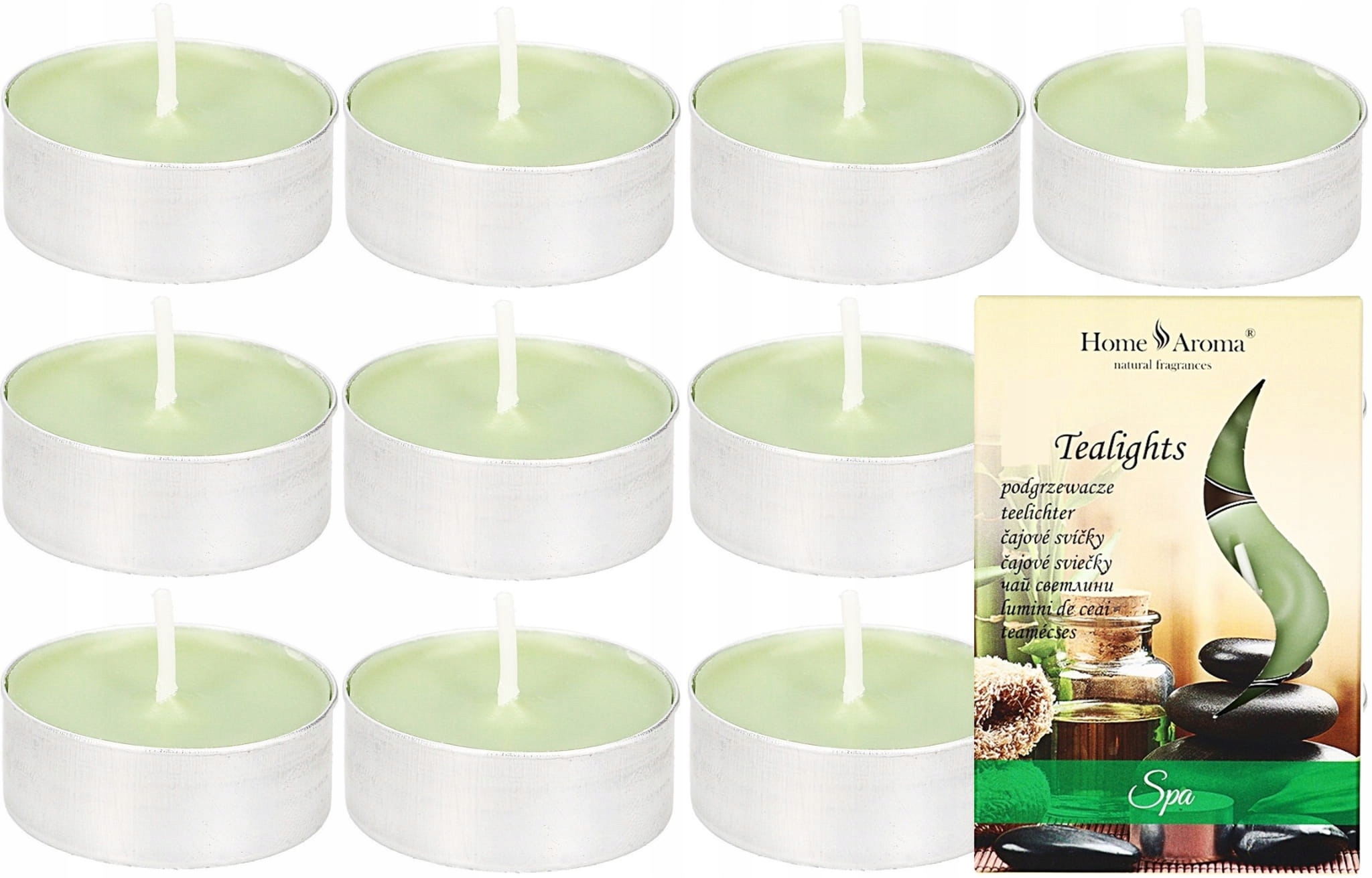 

Zestaw Tealights 12 Podgrzewaczy Zapachowych Spa