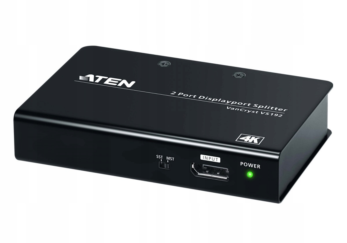 Aten Rozbočovač 2-Port 4k DisplayPort Splitter VS192