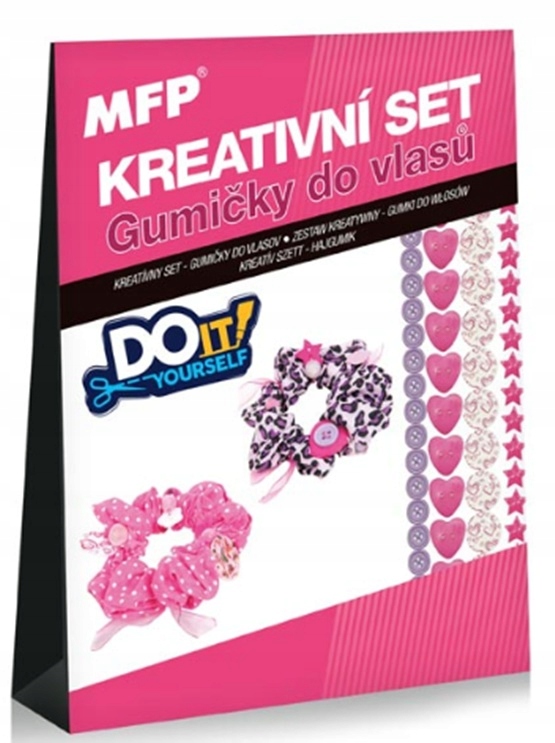 KREATÍVNA SADA GUMIČIEK DO VLASOV 1042135