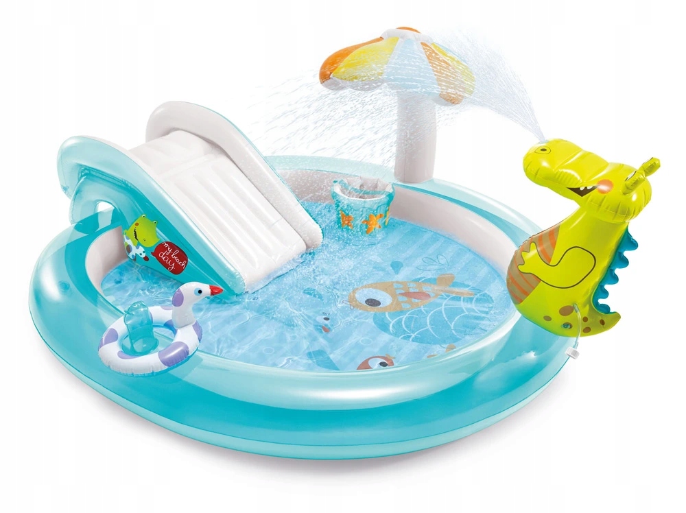 Intex Hrací centrum Krokodýl 201 x 170 x 84 cm