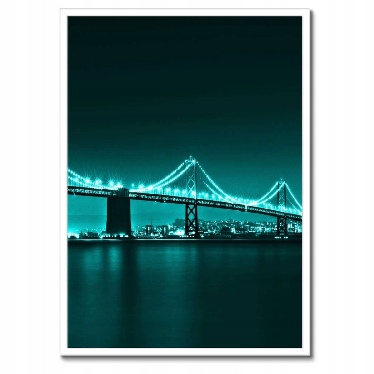 Plakáty v rámu 50x70 Tyrkysový pohled na most